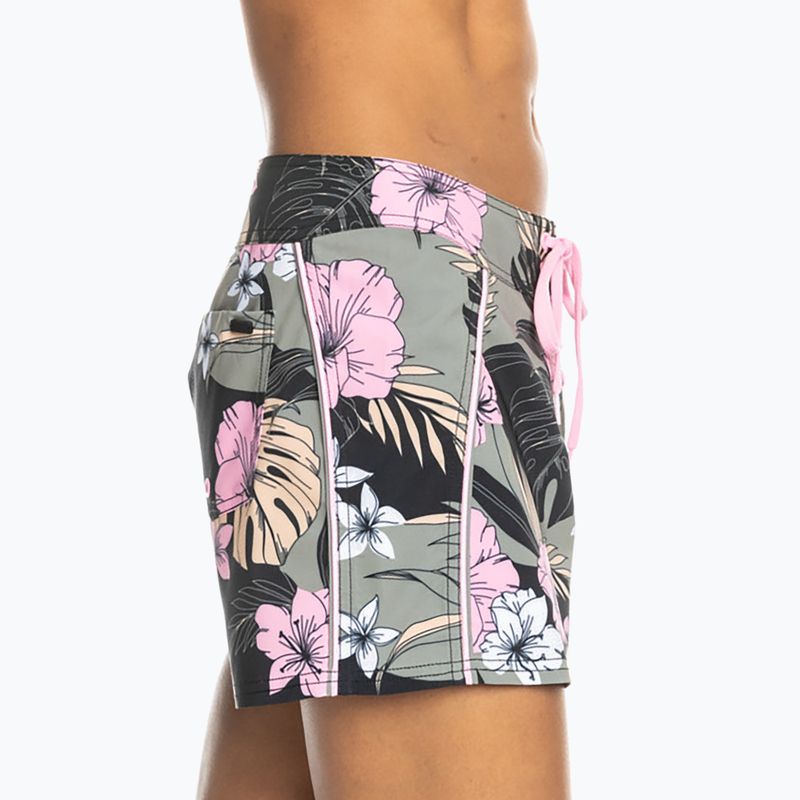 Women's swim shorts ROXY Pro The 93 Win anthracite classic pro surf 5