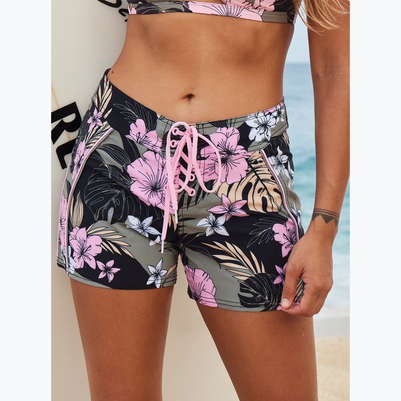 Women's swim shorts ROXY Pro The 93 Win anthracite classic pro surf 7