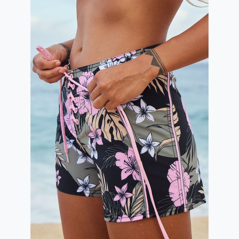 Women's swim shorts ROXY Pro The 93 Win anthracite classic pro surf 8