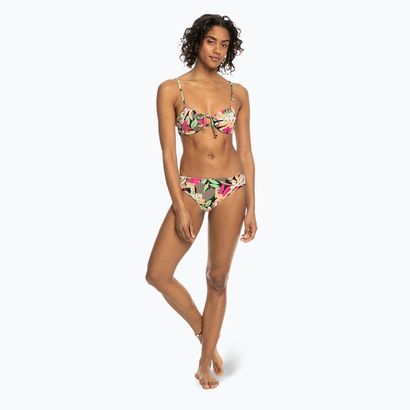 ROXY Printed Beach Classics Hipster swimsuit bottom anthracite palm song s 3