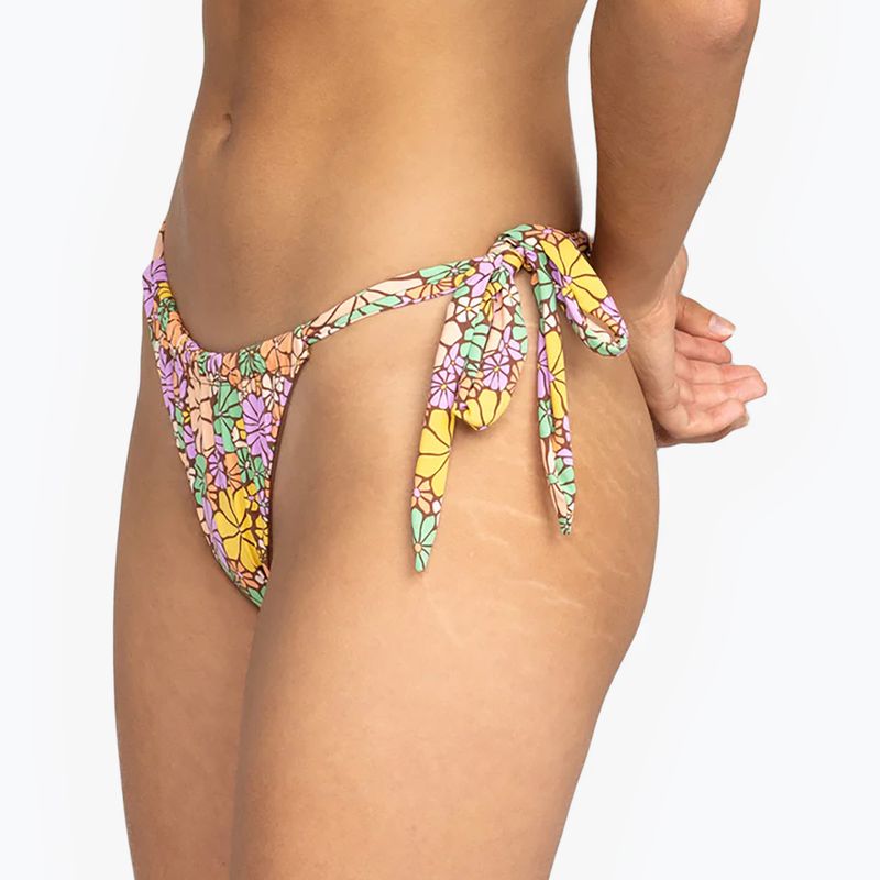 ROXY All About Sol Cheeky root beer all about sol mini swimsuit bottom 4