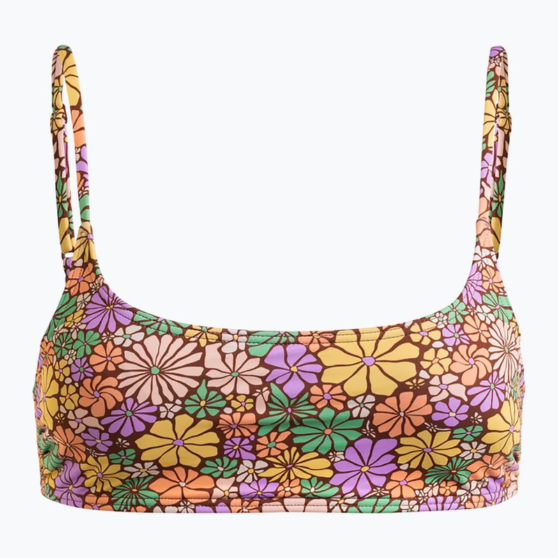 ROXY All About Sol Bralette root beer all about sol mini swimsuit top