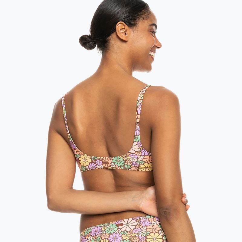 ROXY All About Sol Bralette root beer all about sol mini swimsuit top 4