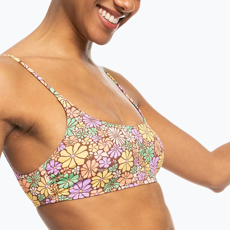 ROXY All About Sol Bralette root beer all about sol mini swimsuit top 5