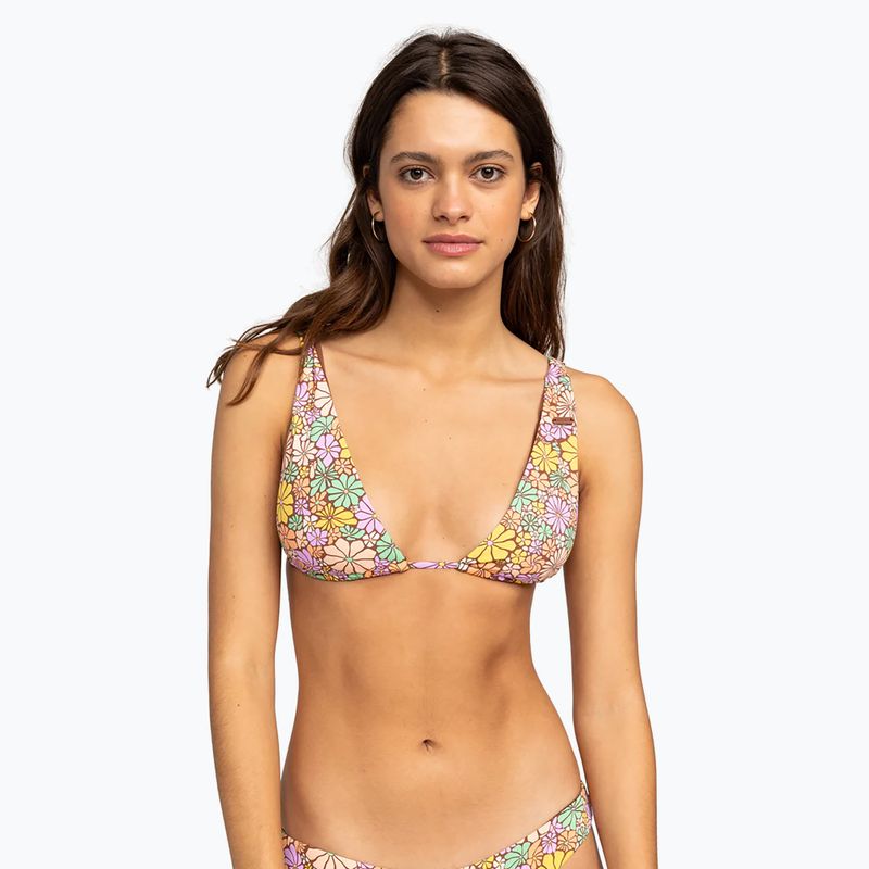 ROXY All About Sol Elongated Tri root beer all about sol mini swimsuit top 2