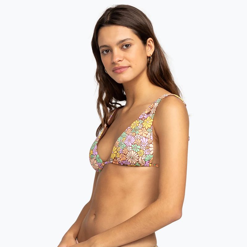 ROXY All About Sol Elongated Tri root beer all about sol mini swimsuit top 4