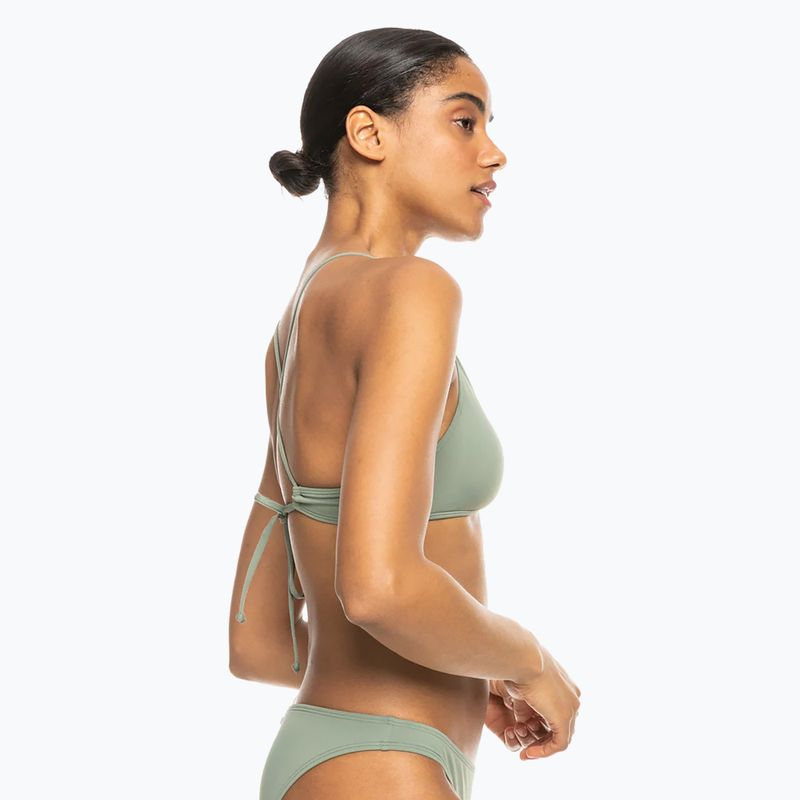 ROXY Beach Classics Tri agave green swimsuit top 5
