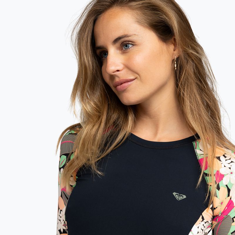 Women's swim shirt ROXY Lycra Printed anthracite palm song s 5