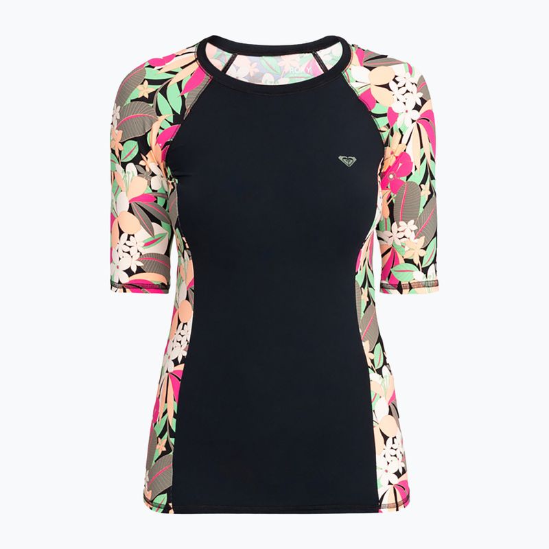 Women's swim shirt ROXY Lycra Printed anthracite palm song s 6