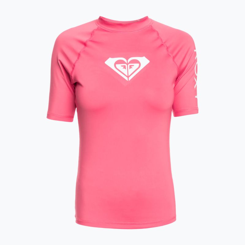 Women's swimming t-shirt ROXY Whole Hearted shocking pink 6