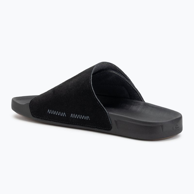 Quiksilver Rivi Suede men's flip-flops black 1 3