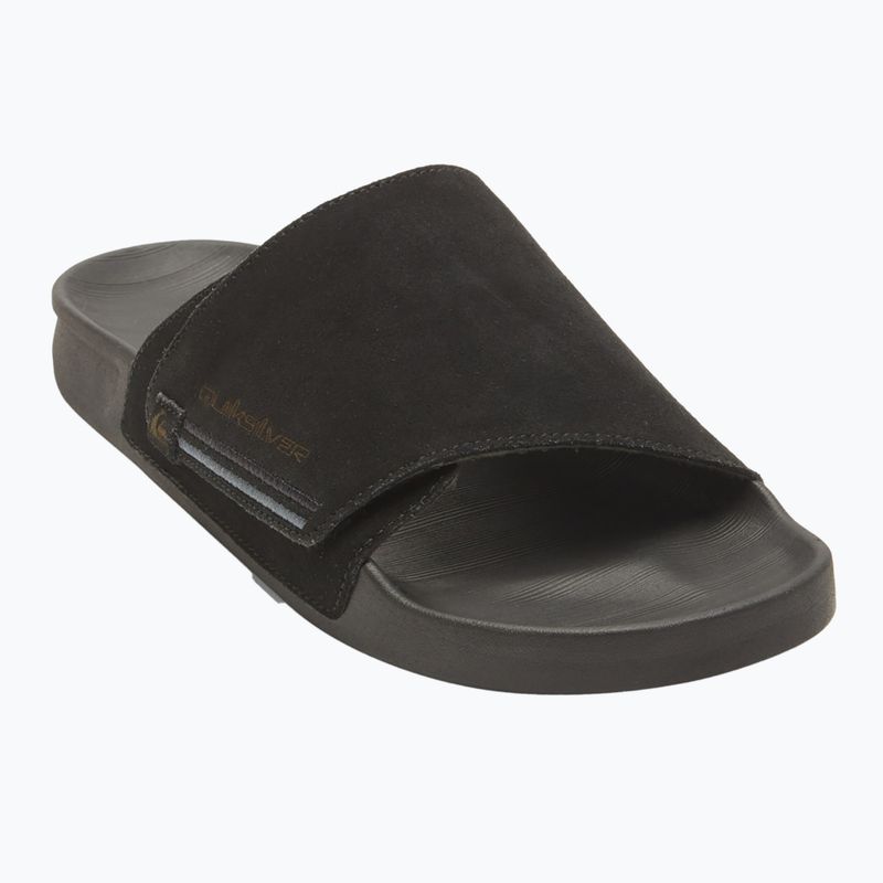 Quiksilver Rivi Suede men's flip-flops black 1