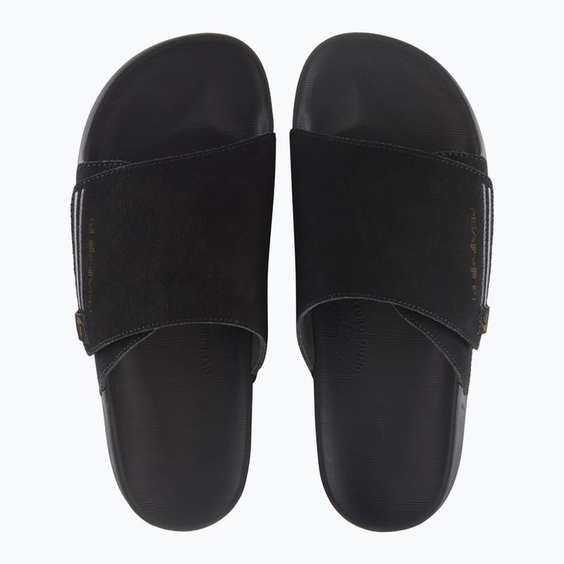 Quiksilver Rivi Suede men's flip-flops black 1 3