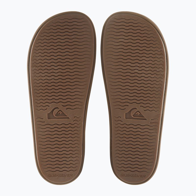 Quiksilver Rivi Suede men's flip-flops tan 1 4