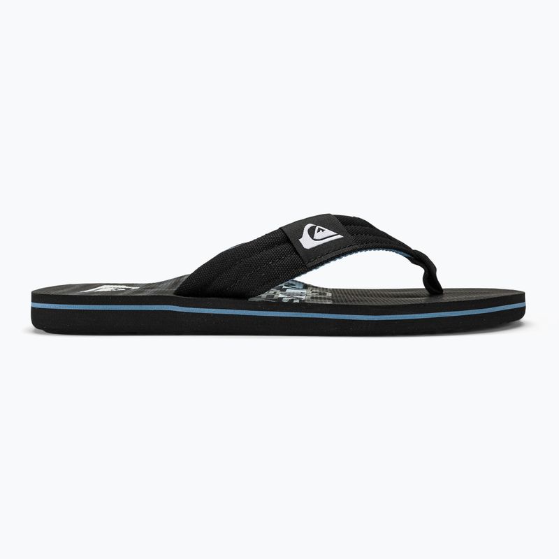 Men's Quiksilver Molokai Layback II flip flops black3 2