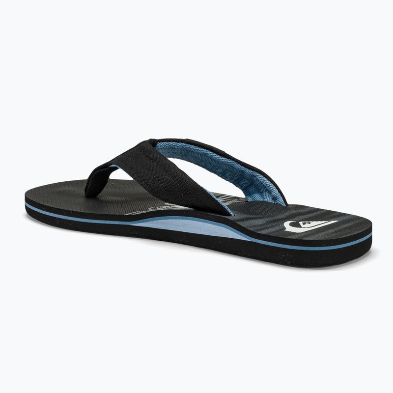 Men's Quiksilver Molokai Layback II flip flops black3 3