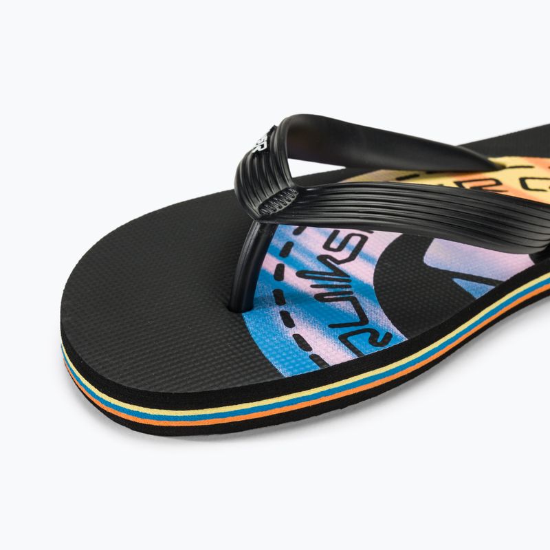 Quiksilver Molokai Art II men's flip flops black/black/orange 7