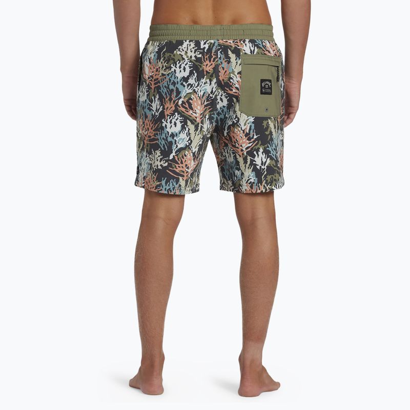 Men's Billabong Coral Garden Layback swim shorts multicolour 4