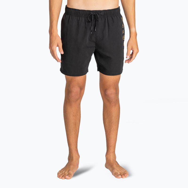 Men's Billabong All Day Heritage Layback swim shorts 16" black 3