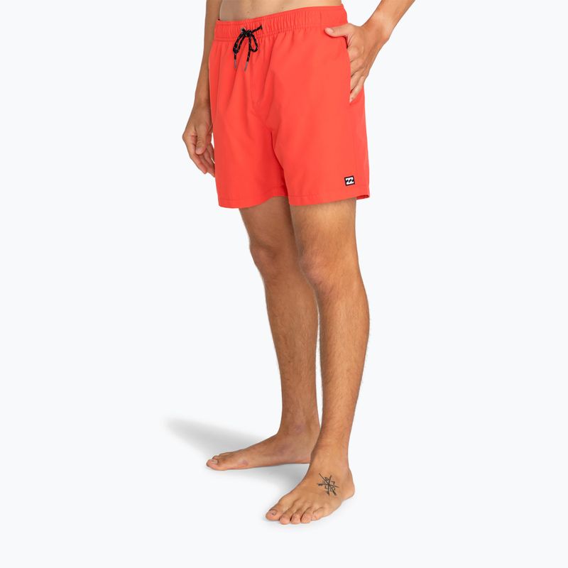 Men's swim shorts Billabong All Day Layback red hot 5