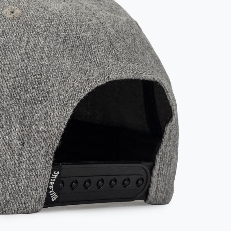 Men's baseball cap Billabong Arch Snapback grey heather 4