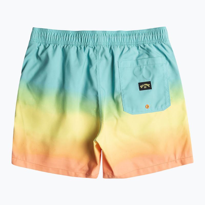 Men's Billabong All Day Fade Layback papaya swim shorts 2