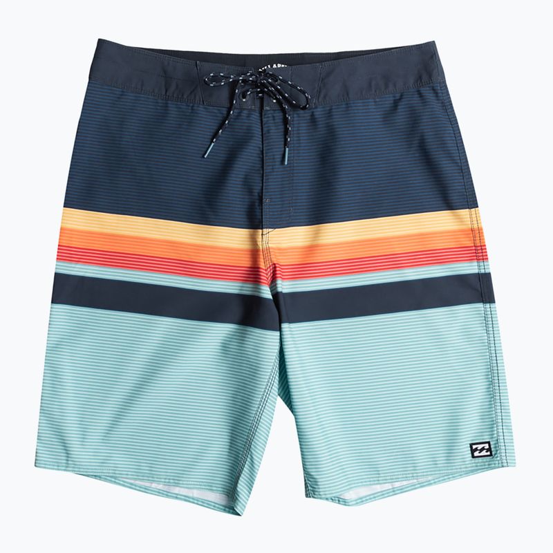 Men's swim shorts Billabong All Day HTR Stripes OG blue