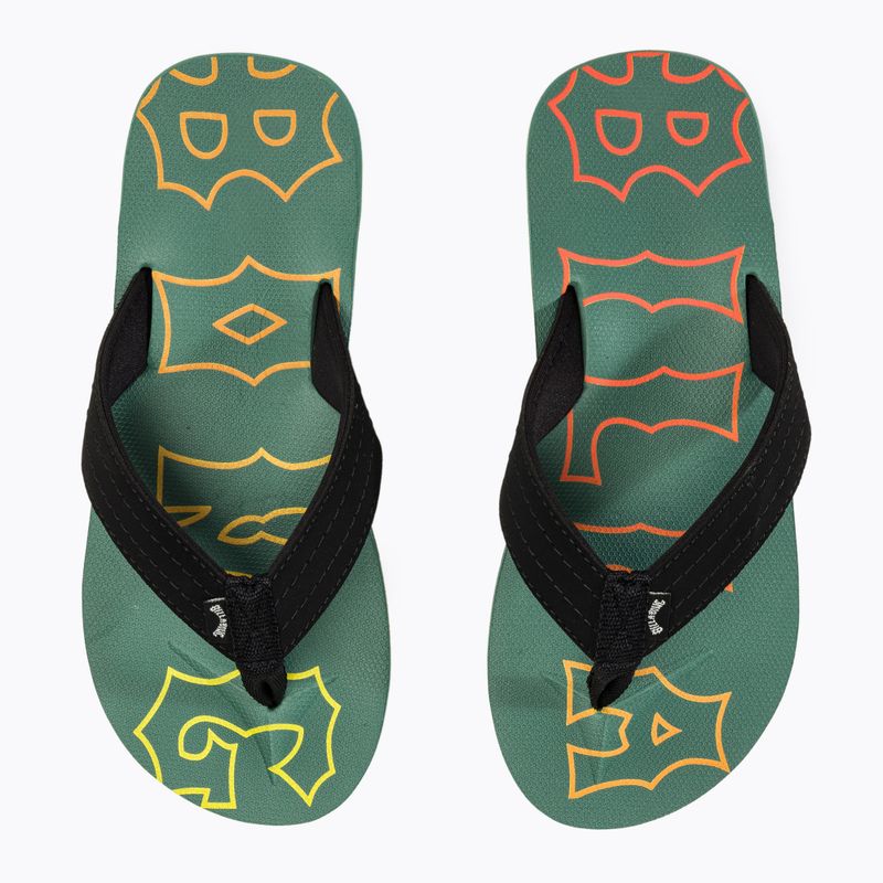 Men's Billabong All Day Theme flip flops jade stone 8