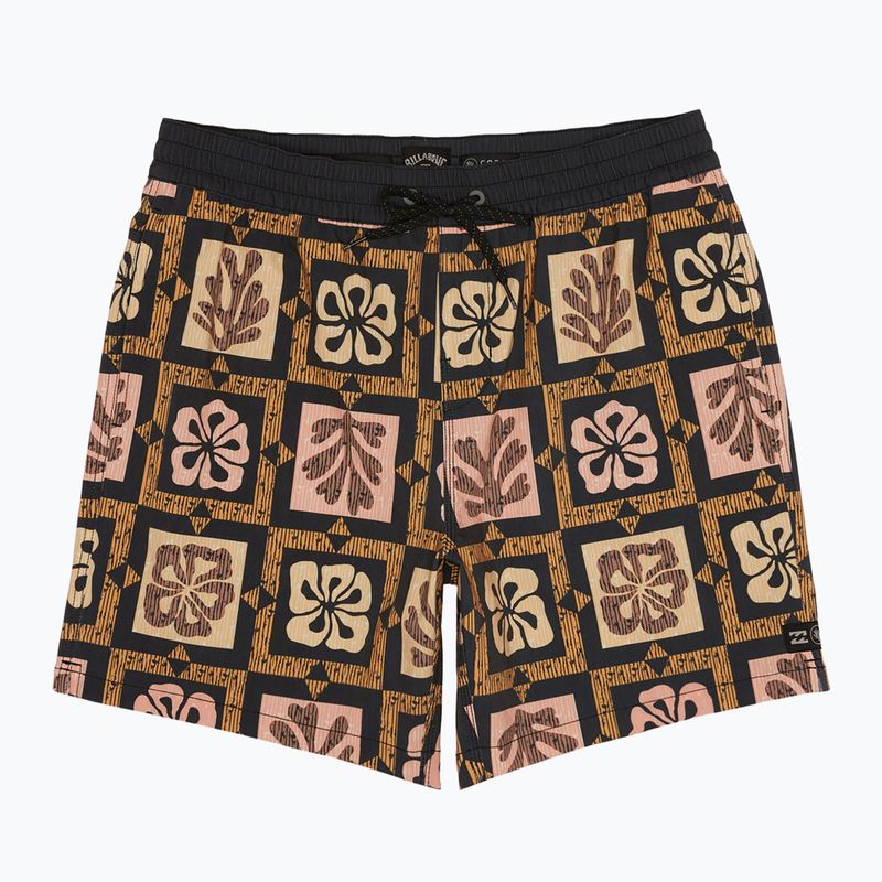 Men's Billabong Tiki Reef Layback Sunset Swim Shorts