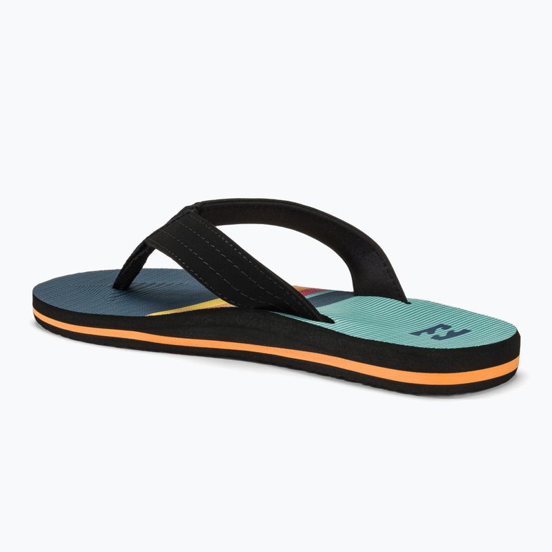 Men's Billabong All Day Theme flip flops black 3