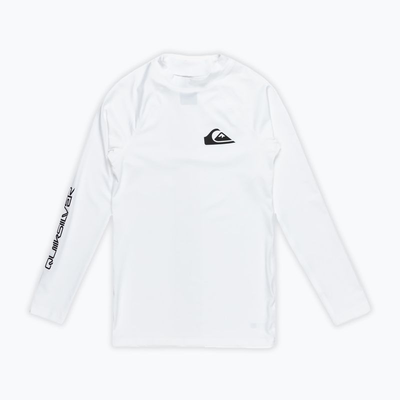 Quiksilver Everyday UPF50 white children's longsleeve