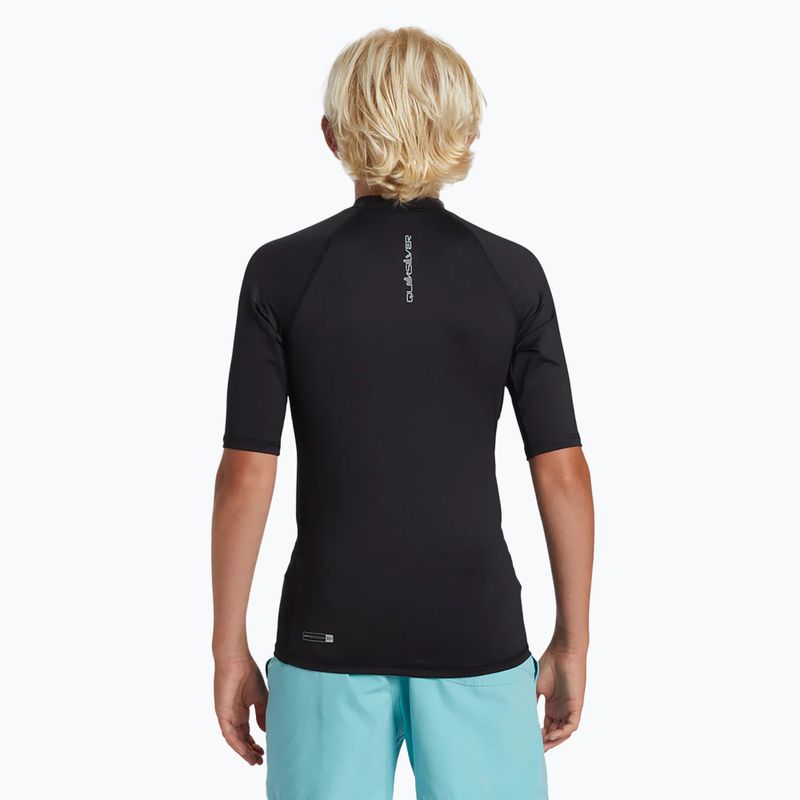 Quiksilver Everyday UPF50 children's swim shirt black 2