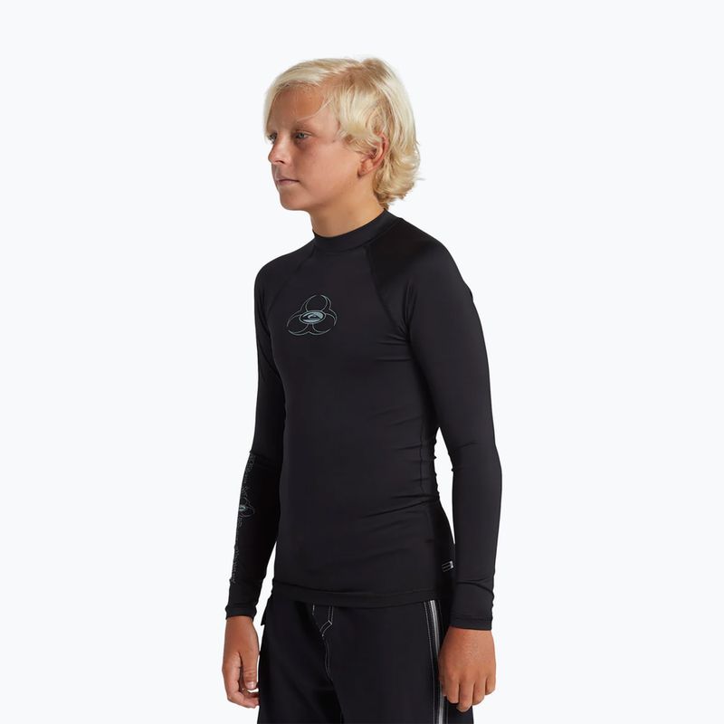 Quiksilver Saturn UPF50 black junior swimming longsleeve 2