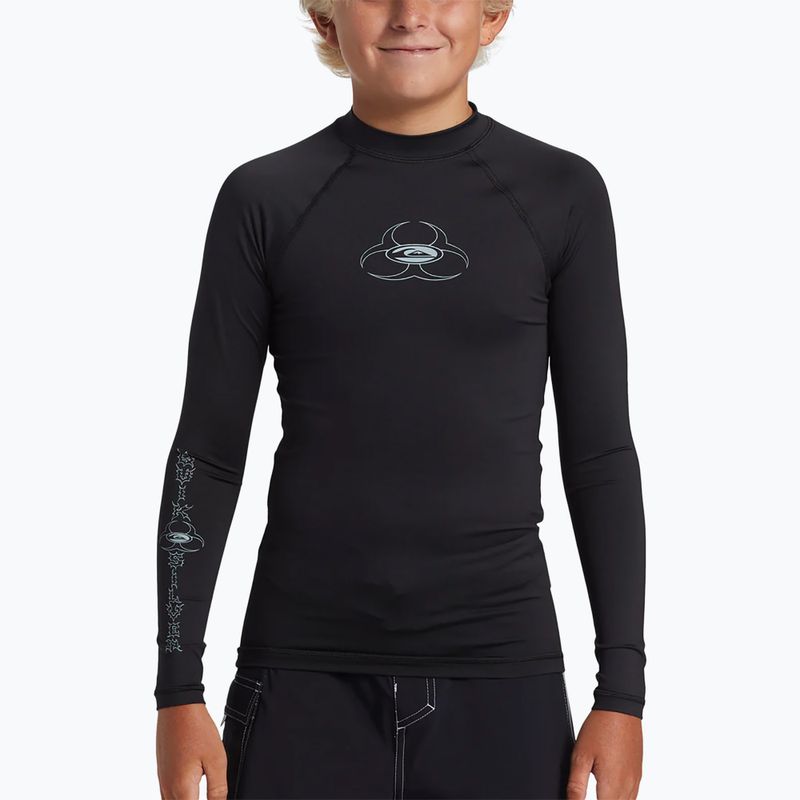 Quiksilver Saturn UPF50 black junior swimming longsleeve 4