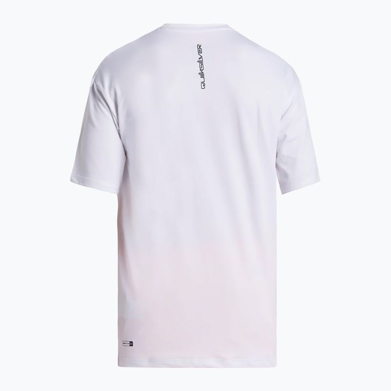 Quiksilver Everyday Surf Tee white children's swim shirt 6