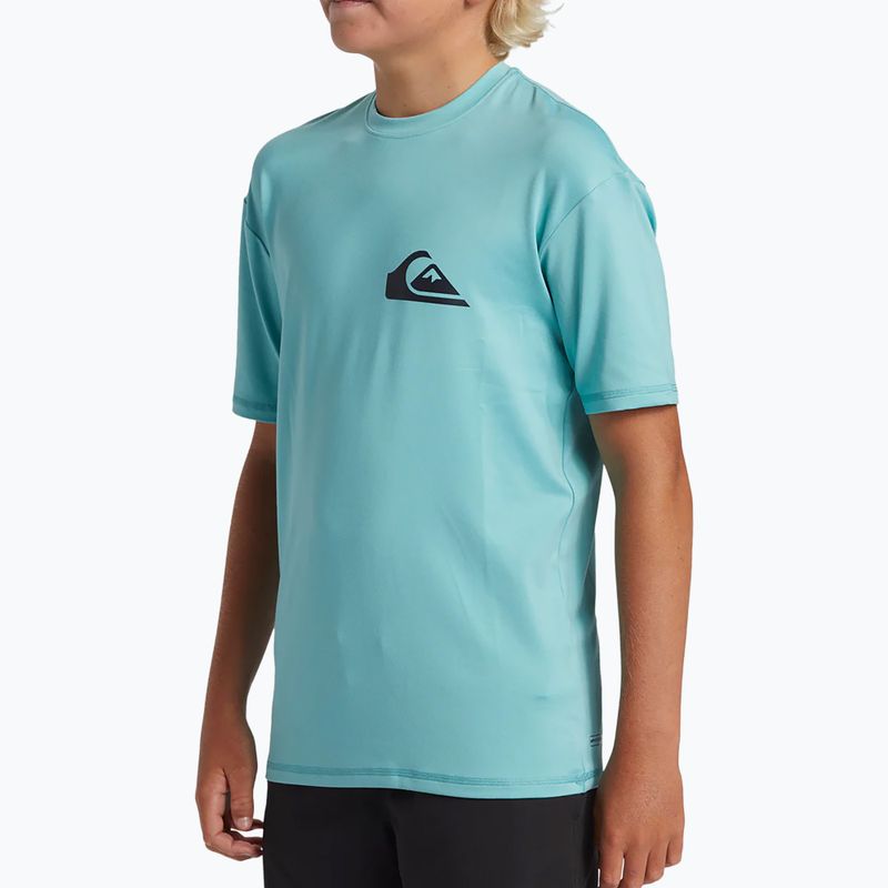 Quiksilver Everyday Surf Tee children's swim shirt marine blue 4