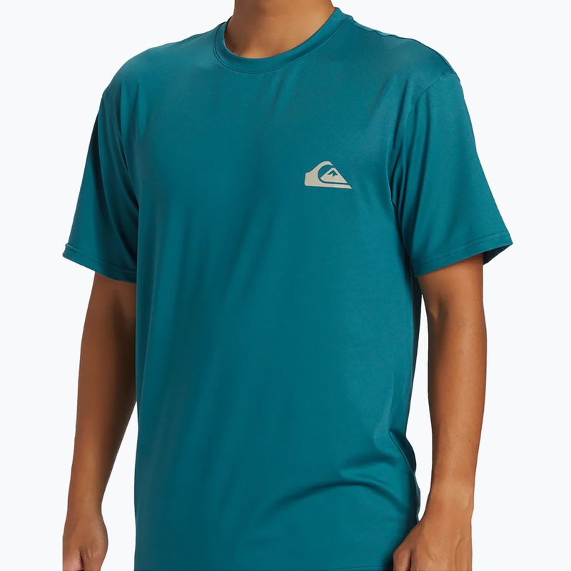 Men's Quiksilver Everyday Surf Tee colonial blue swim shirt 4