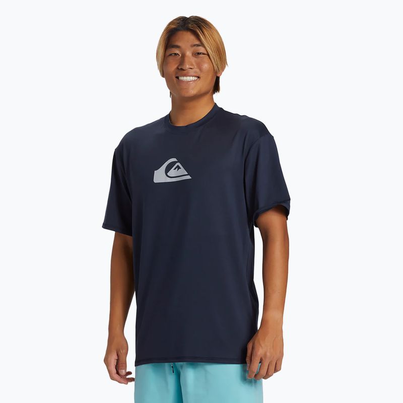 Men's Quiksilver Everyday Surf Tee dark navy swim shirt 3