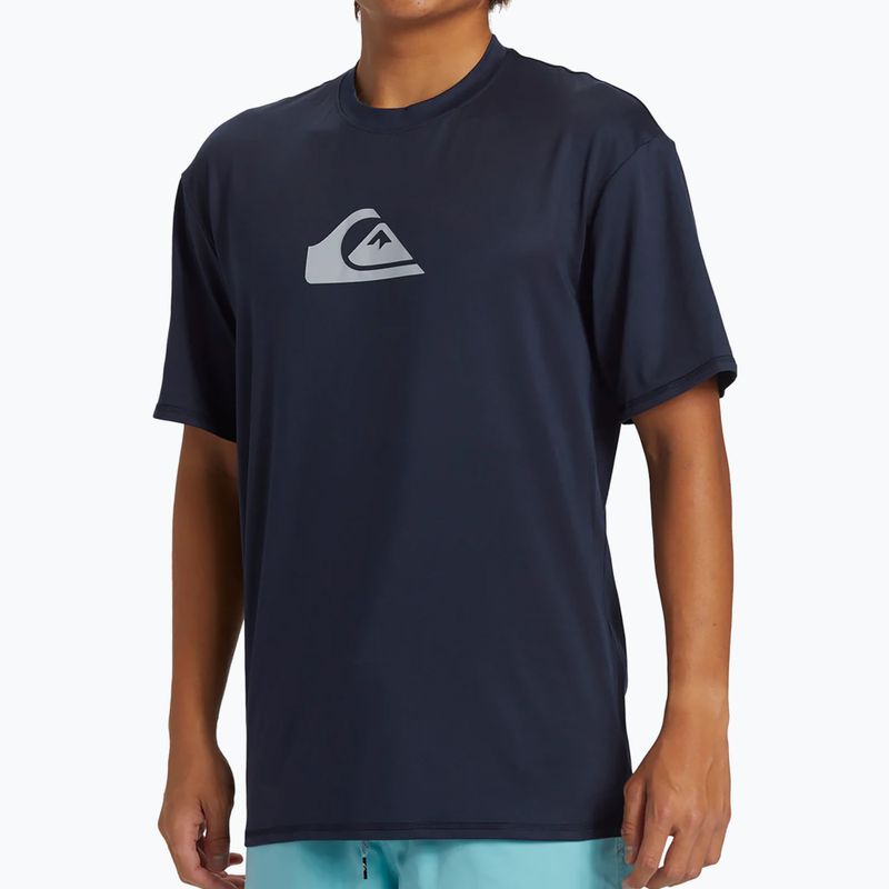 Men's Quiksilver Everyday Surf Tee dark navy swim shirt 4