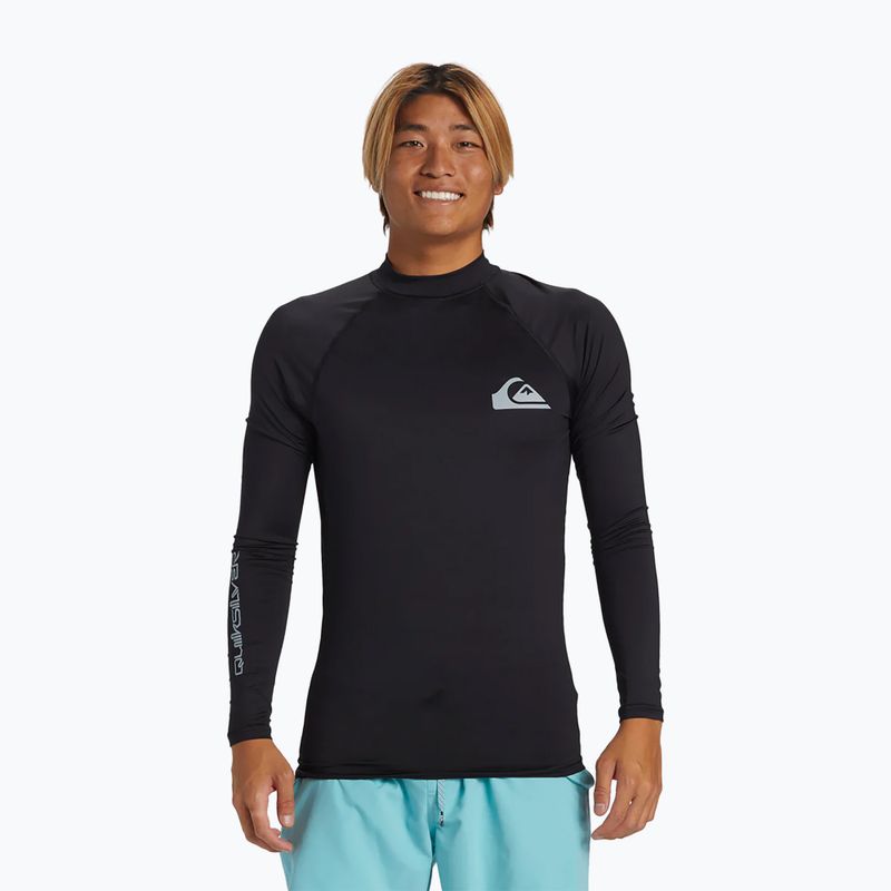 Quiksilver Everyday UPF50 black men's swimming longsleeve