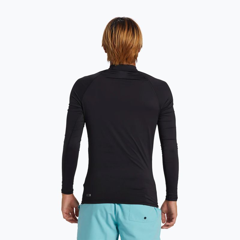 Quiksilver Everyday UPF50 black men's swimming longsleeve 2