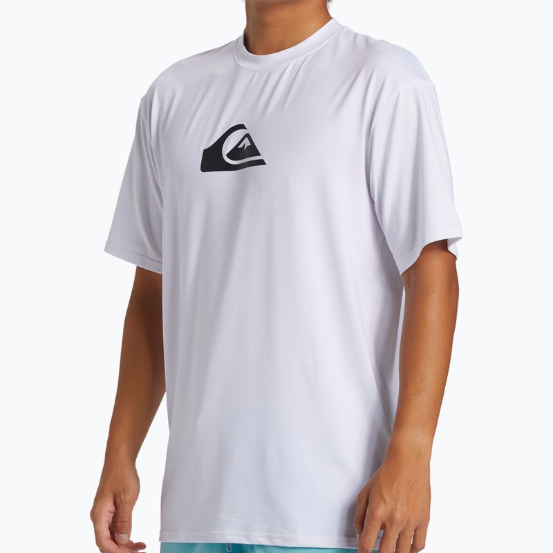 Men's Quiksilver Everyday Surf Tee white swim shirt 4