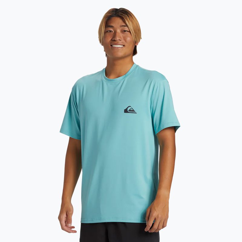 Men's Quiksilver Everyday Surf Tee marine blue swim shirt 2