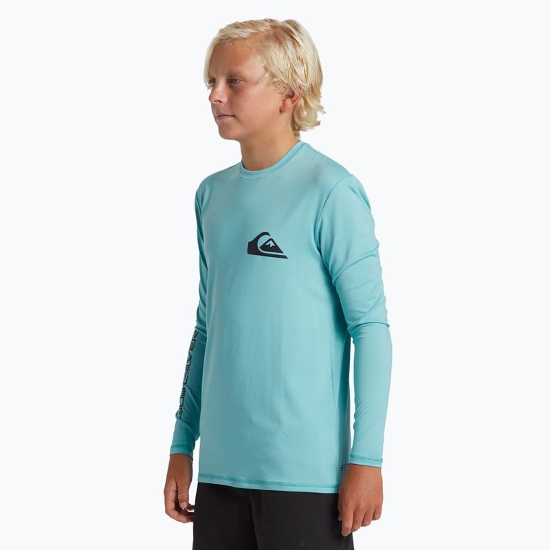 Quiksilver Surf Tee marine blue children's swimming longsleeve 3