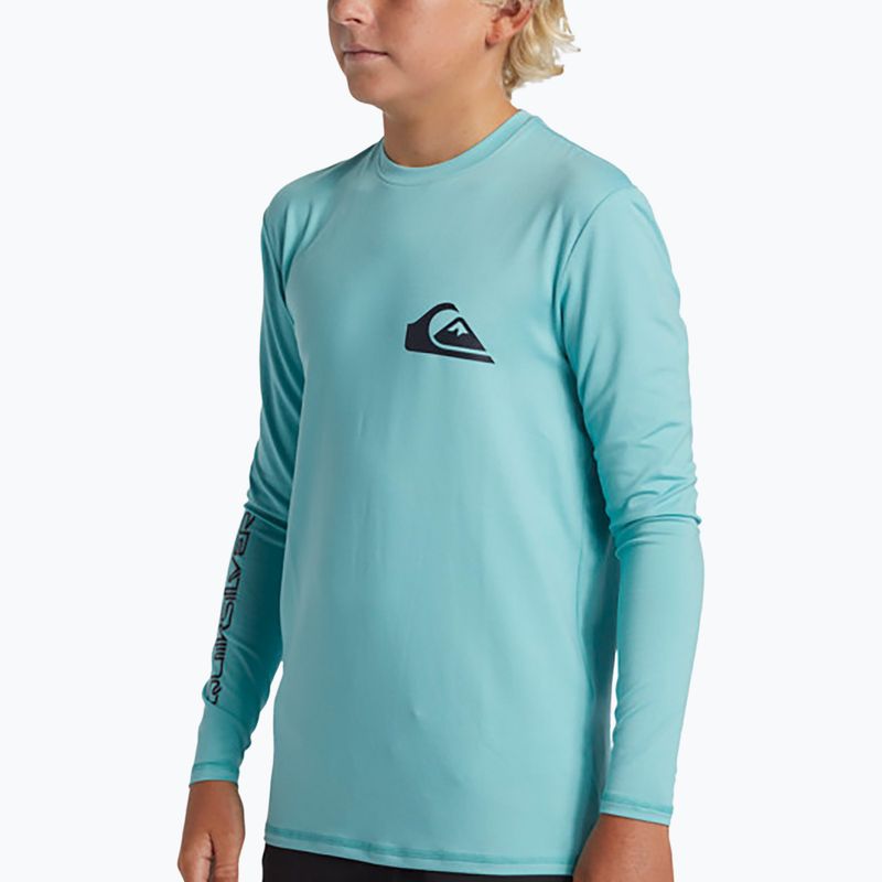 Quiksilver Surf Tee marine blue children's swimming longsleeve 4