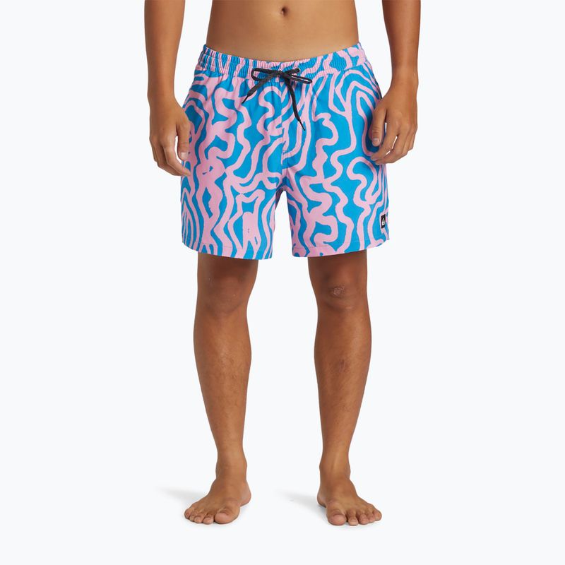 Quiksilver Surfsilk Mix Volley 16 prism pink men's swim shorts