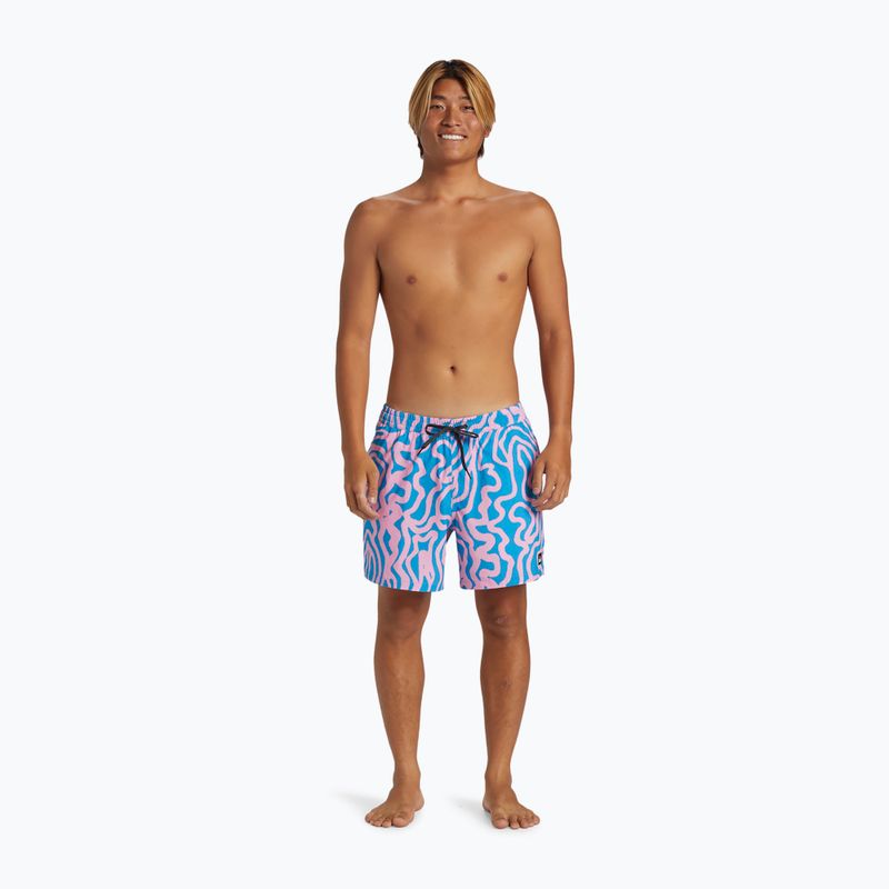 Quiksilver Surfsilk Mix Volley 16 prism pink men's swim shorts 2