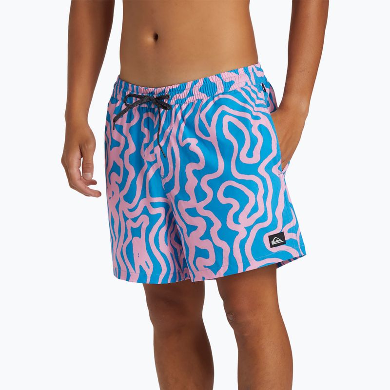 Quiksilver Surfsilk Mix Volley 16 prism pink men's swim shorts 4