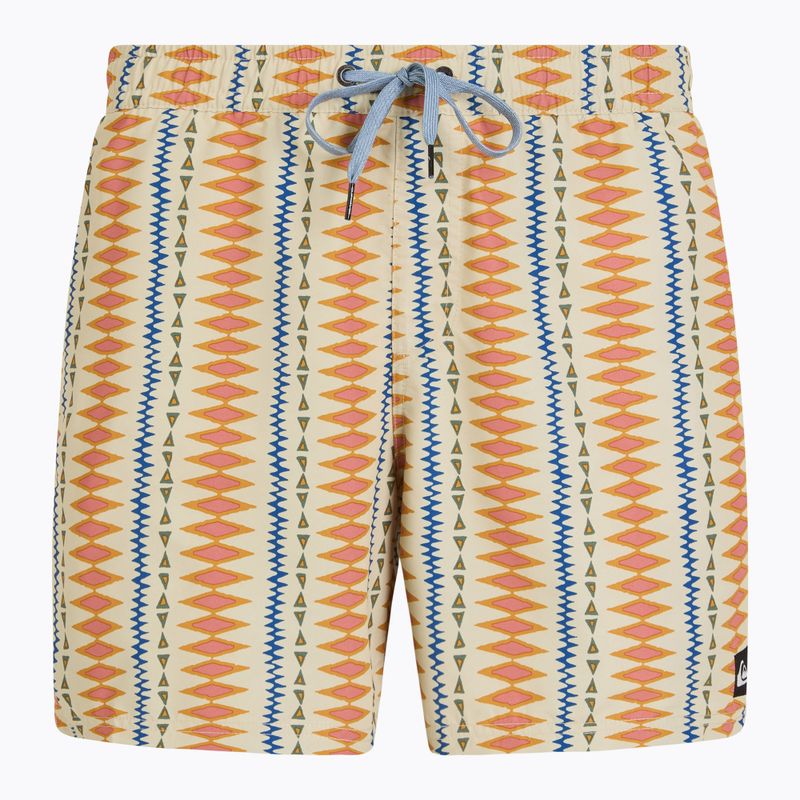Men's Quiksilver Remade Mix Volley 16 oyster white swim shorts
