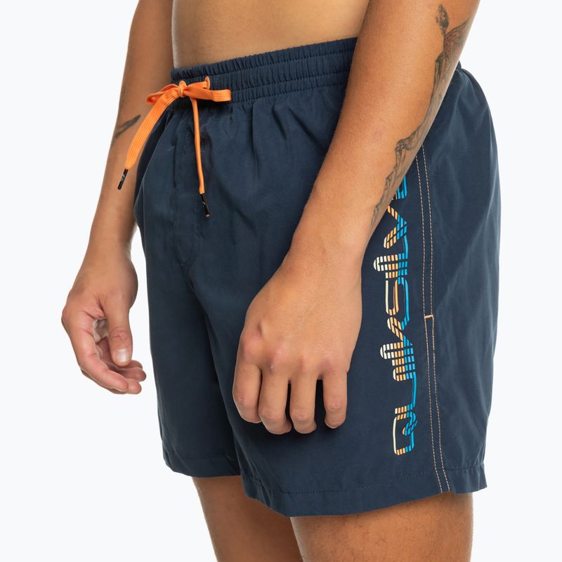 Men's Quiksilver Behind Waves navy blazer swim shorts 7